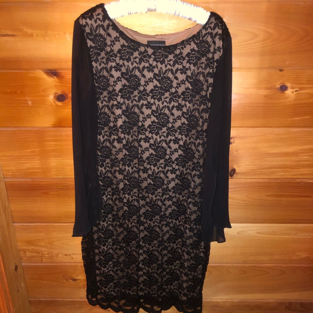 Black lace shift dress White House black market